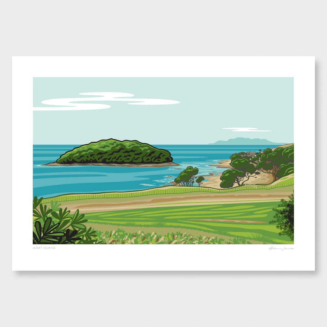 Goat Island Art Print by Glenn Jones