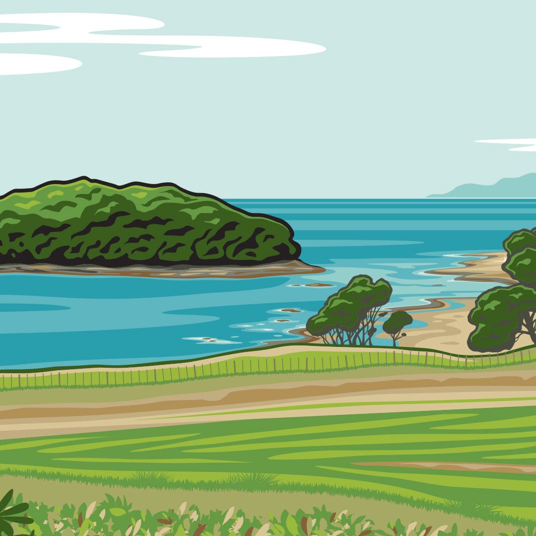 Goat Island Art Print by Glenn Jones