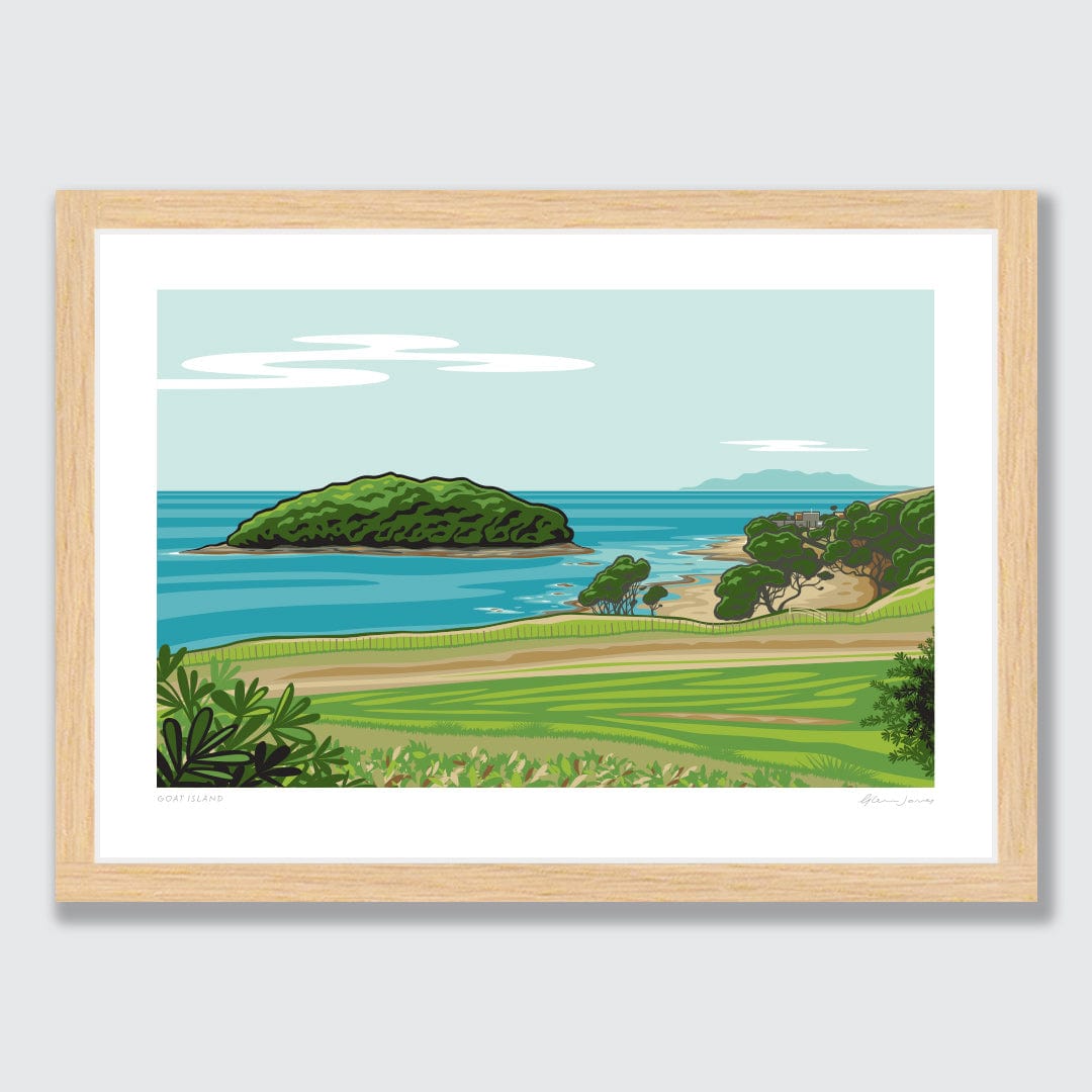 Goat Island Art Print by Glenn Jones