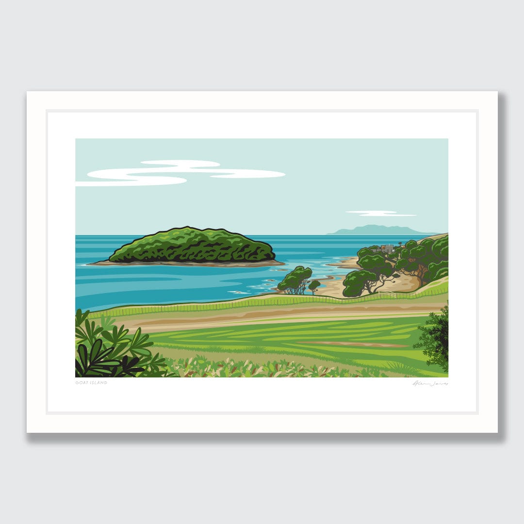 Goat Island Art Print by Glenn Jones