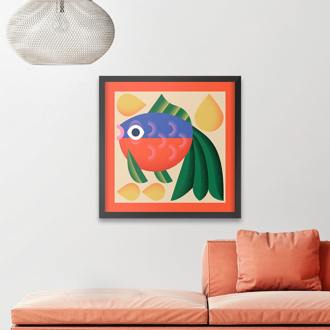 Goldfish Art Print by Beth Xia