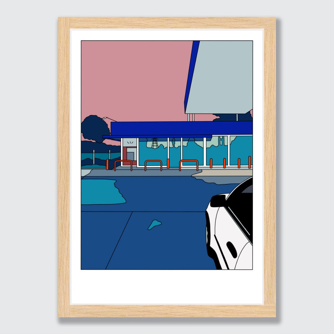Gull Portage Rd, New Lynn Limited Edition Art Print by Alex Scott 