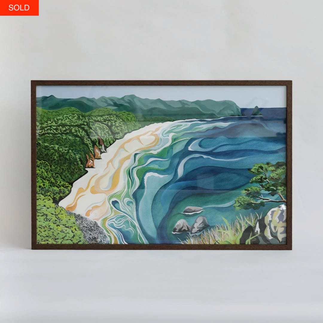 Bespoke Framed New Chums Art Print by Guy Harkness