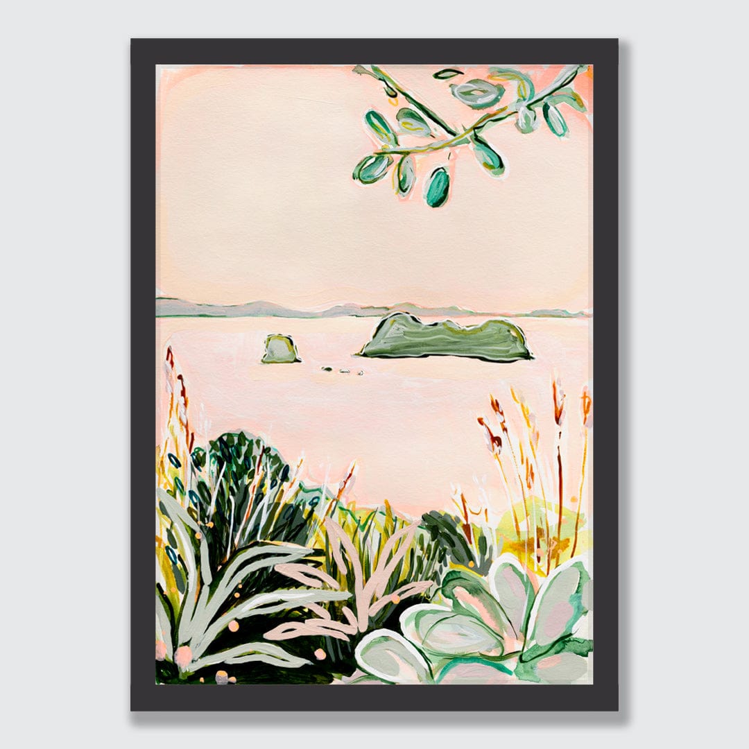 Hahei View Art Print by Jen Sievers