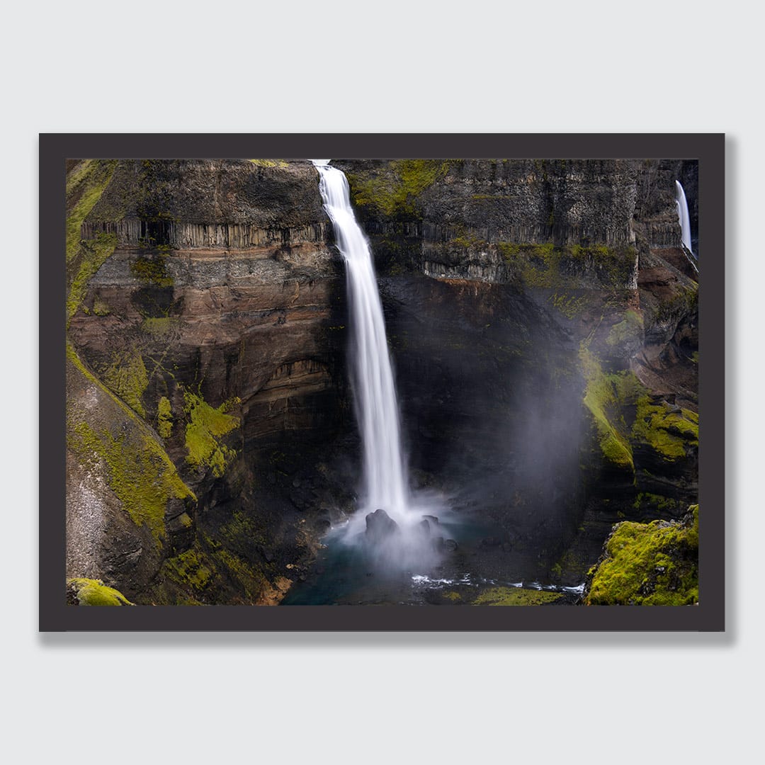 Haifoss Waterfall Photographic Print by Emma Willetts