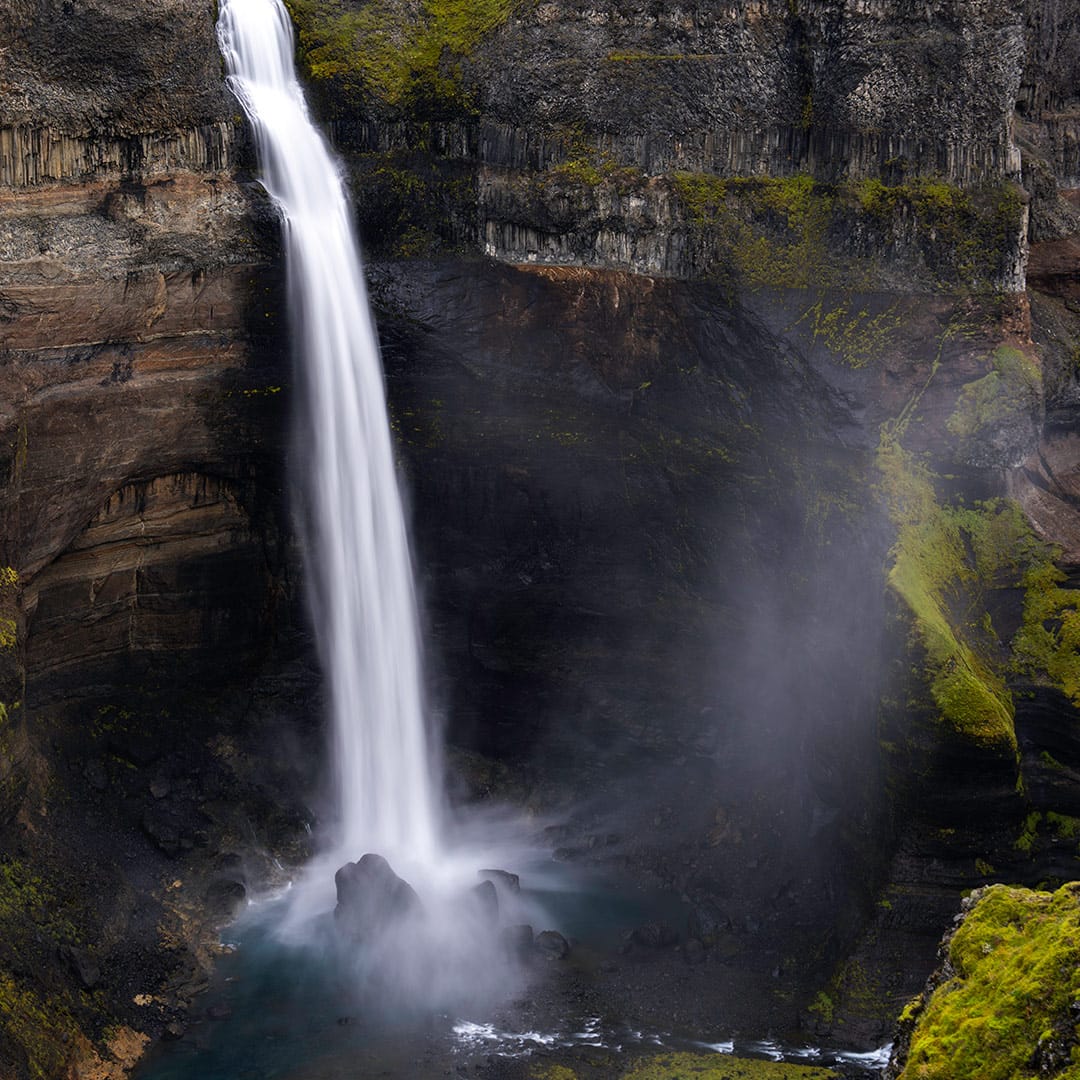 Haifoss Waterfall Photographic Print by Emma Willetts