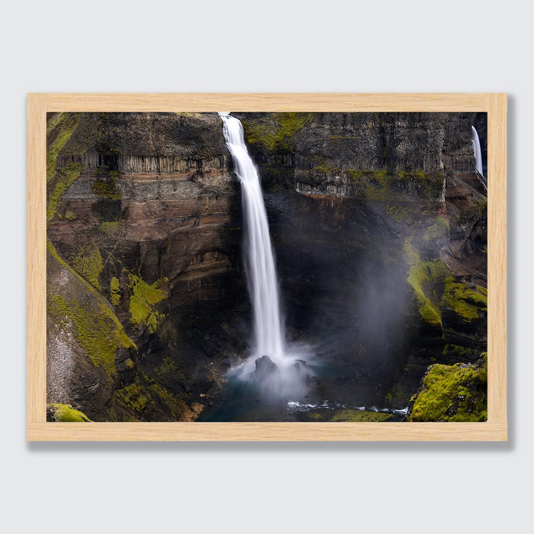 Haifoss Waterfall Photographic Print by Emma Willetts