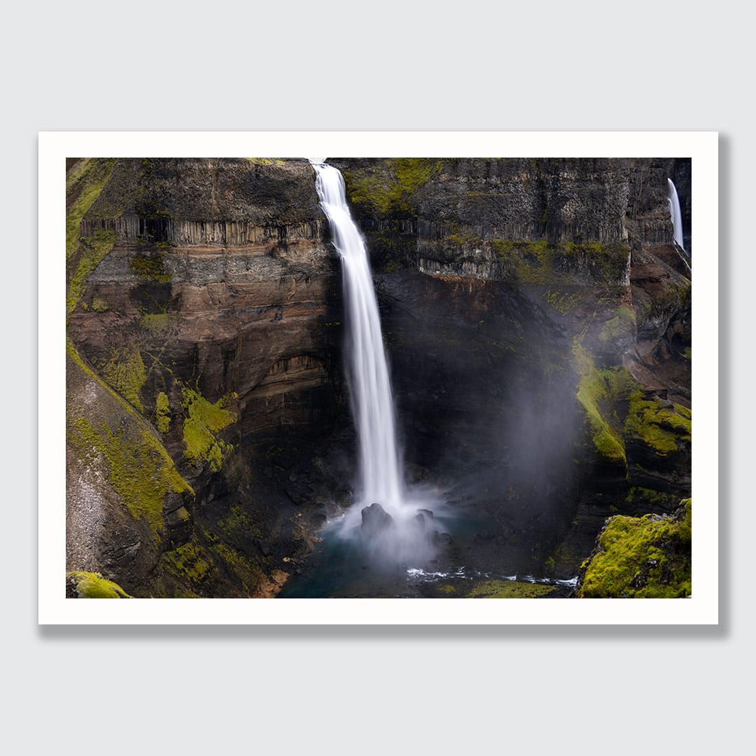 Haifoss Waterfall Photographic Print by Emma Willetts