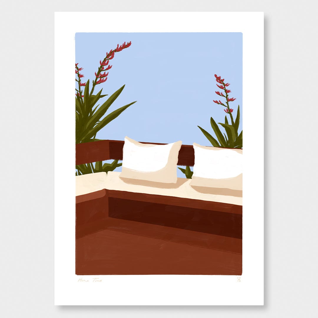 Harakeke Corner Art Print by Home Time