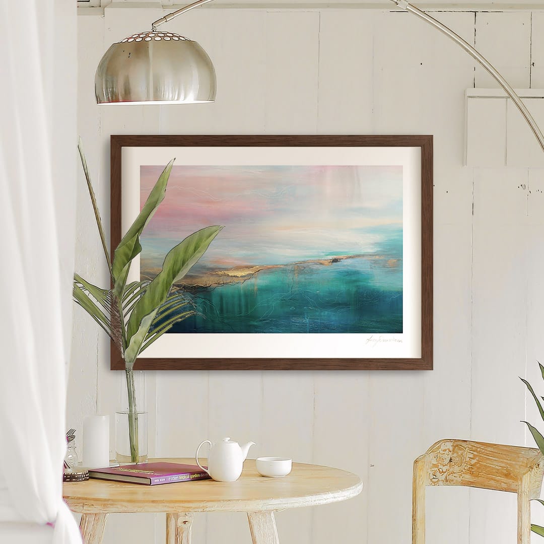 Harbour Light Art Print by Lucy Davidson