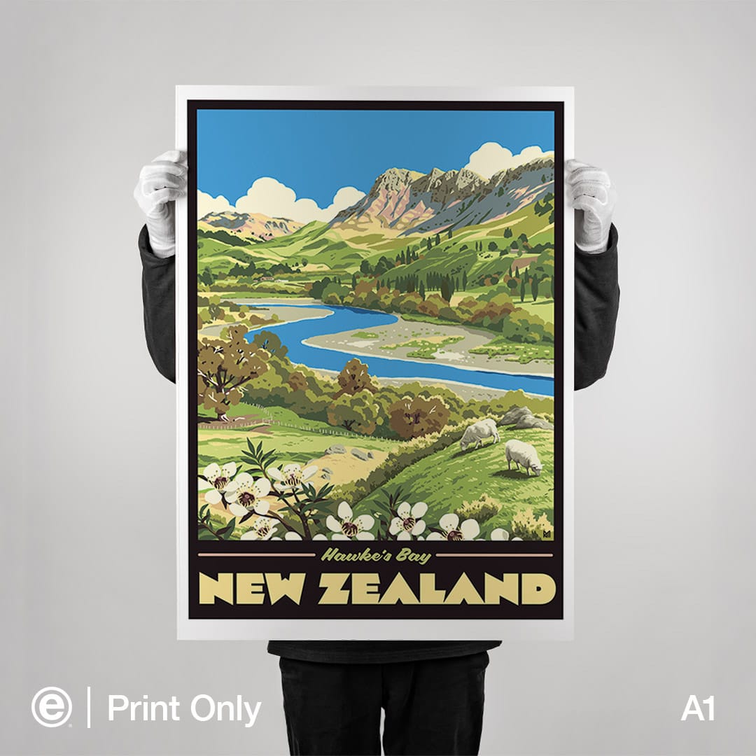 Hawkes Bay Art Print by Ross Murray