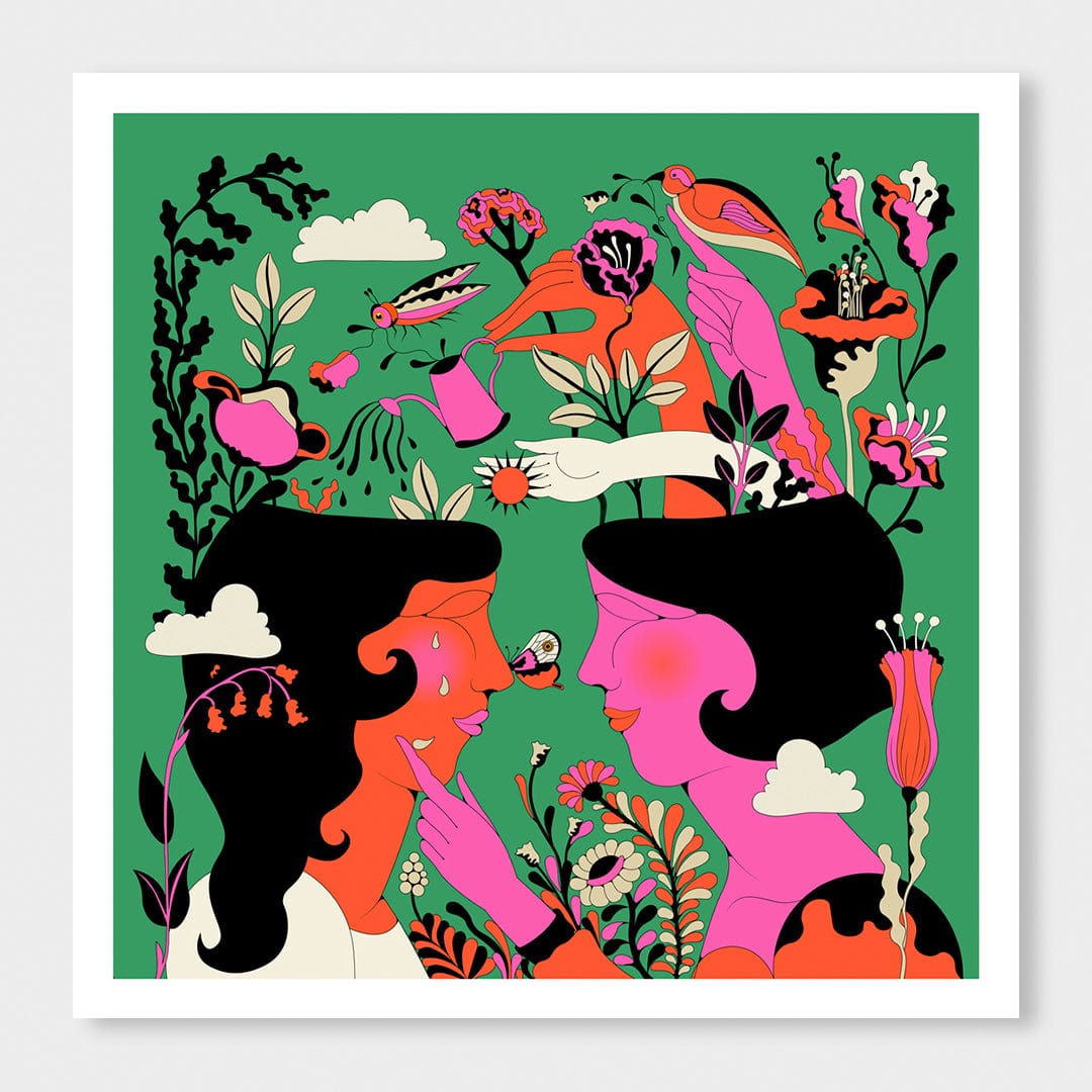 Heart Art Print by Francesca Melis