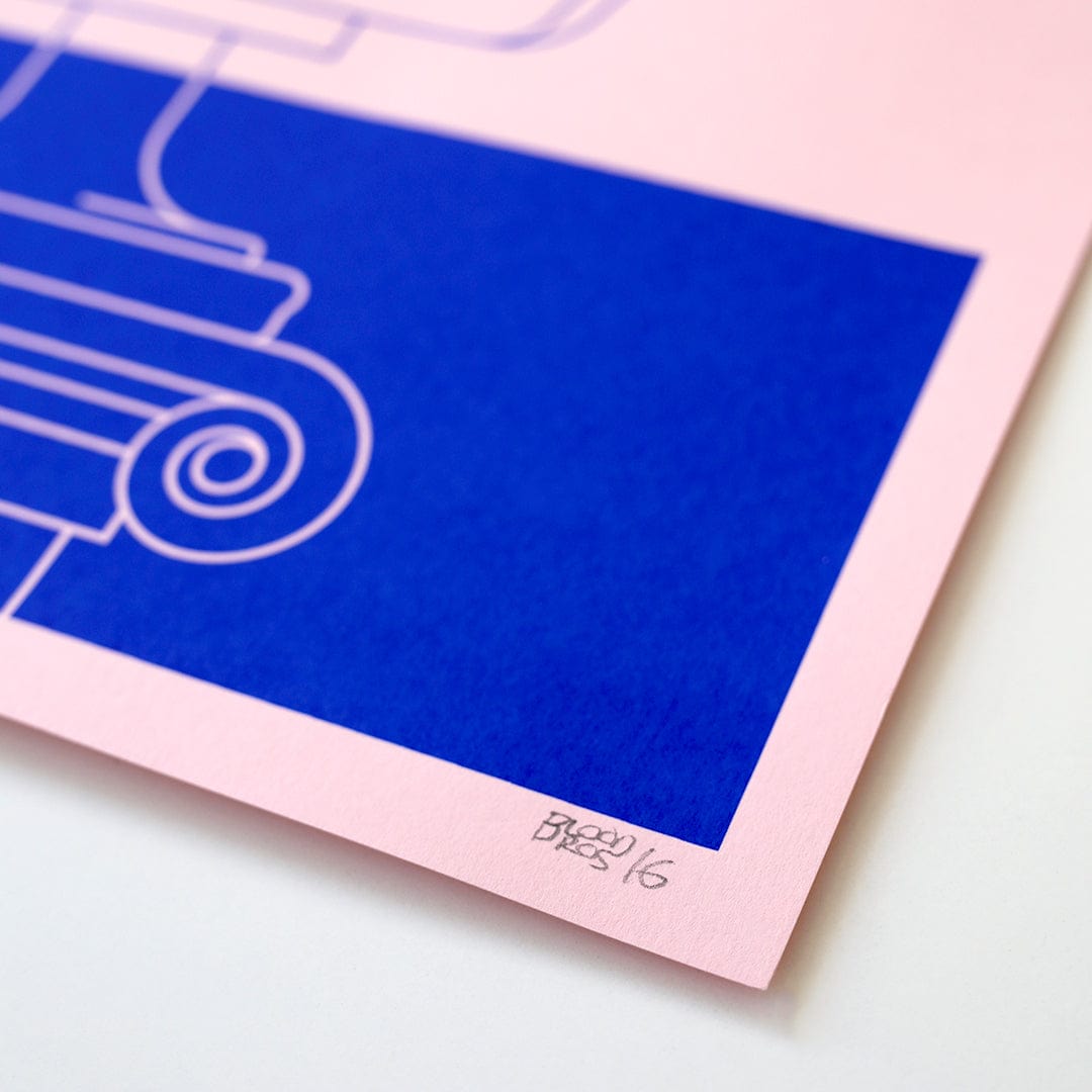 Hello Hermes Limited Edition Screen print by Emile Holmewood