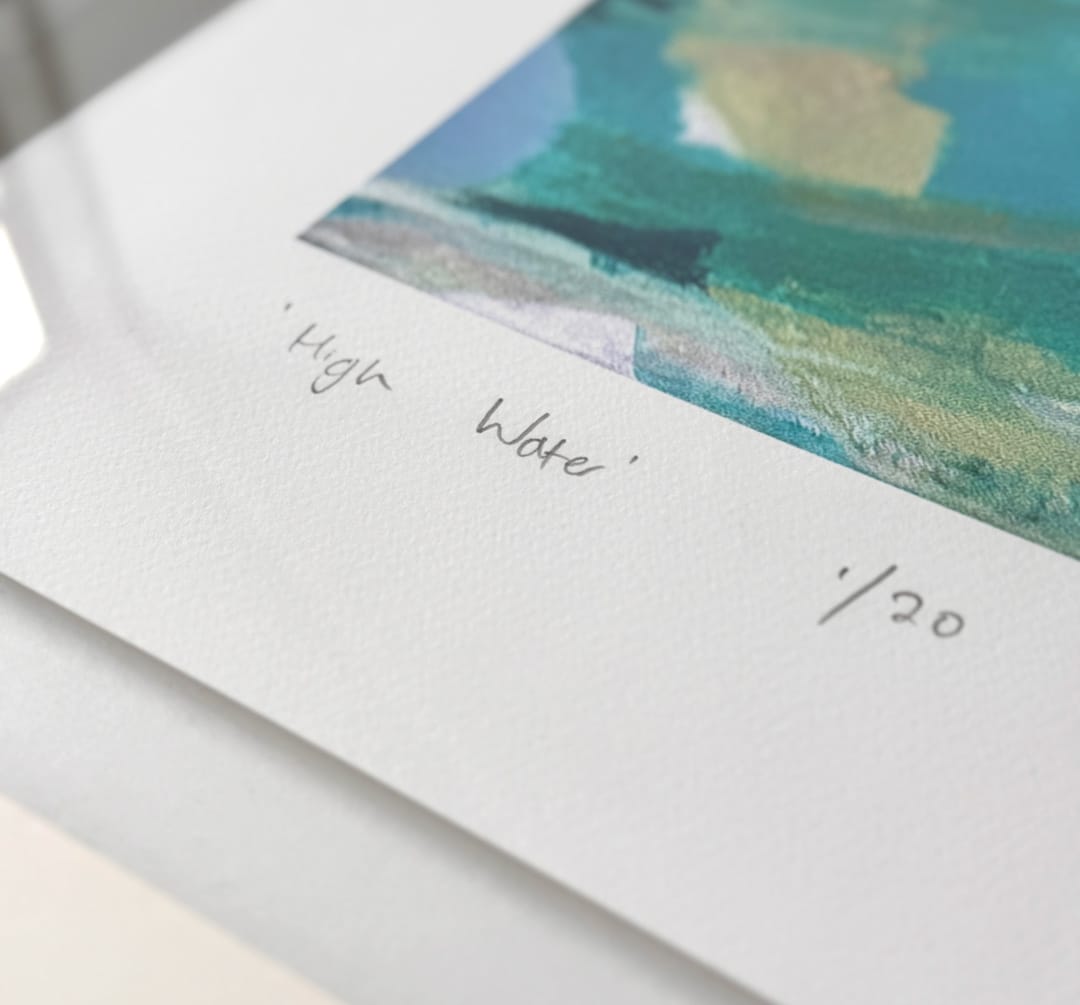 Bespoke Framed High Water Limited Edition Art Print by Lucy Rice
