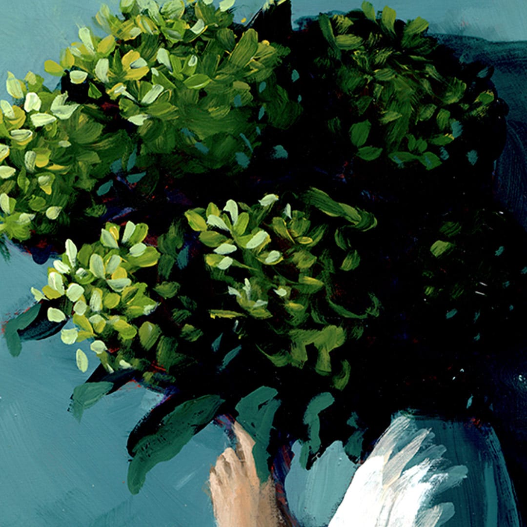 Holly Art Print by Abbey Merson