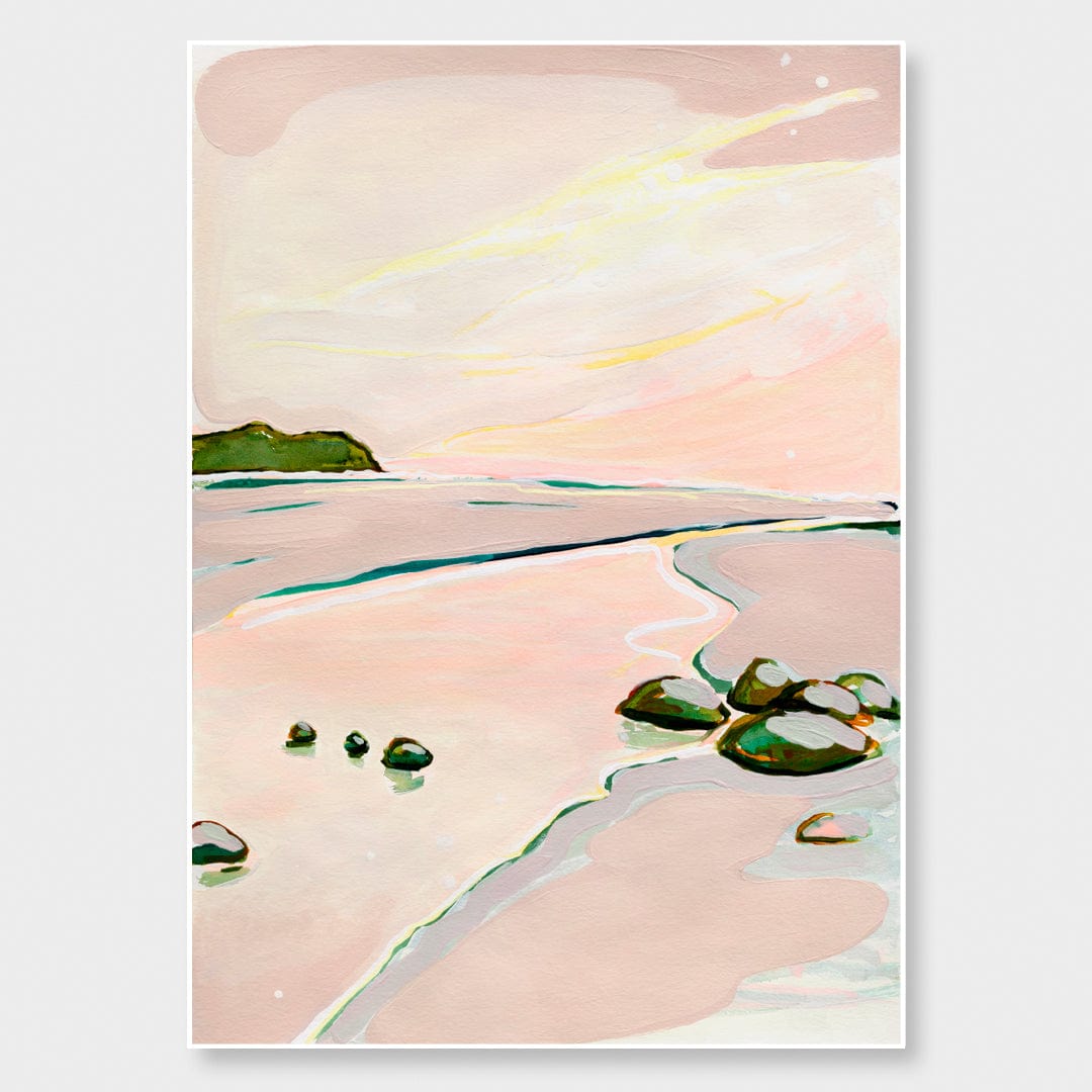 Hot Water Dawn Art Print by Jen Sievers