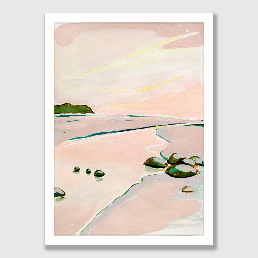 Hot Water Dawn Art Print by Jen Sievers