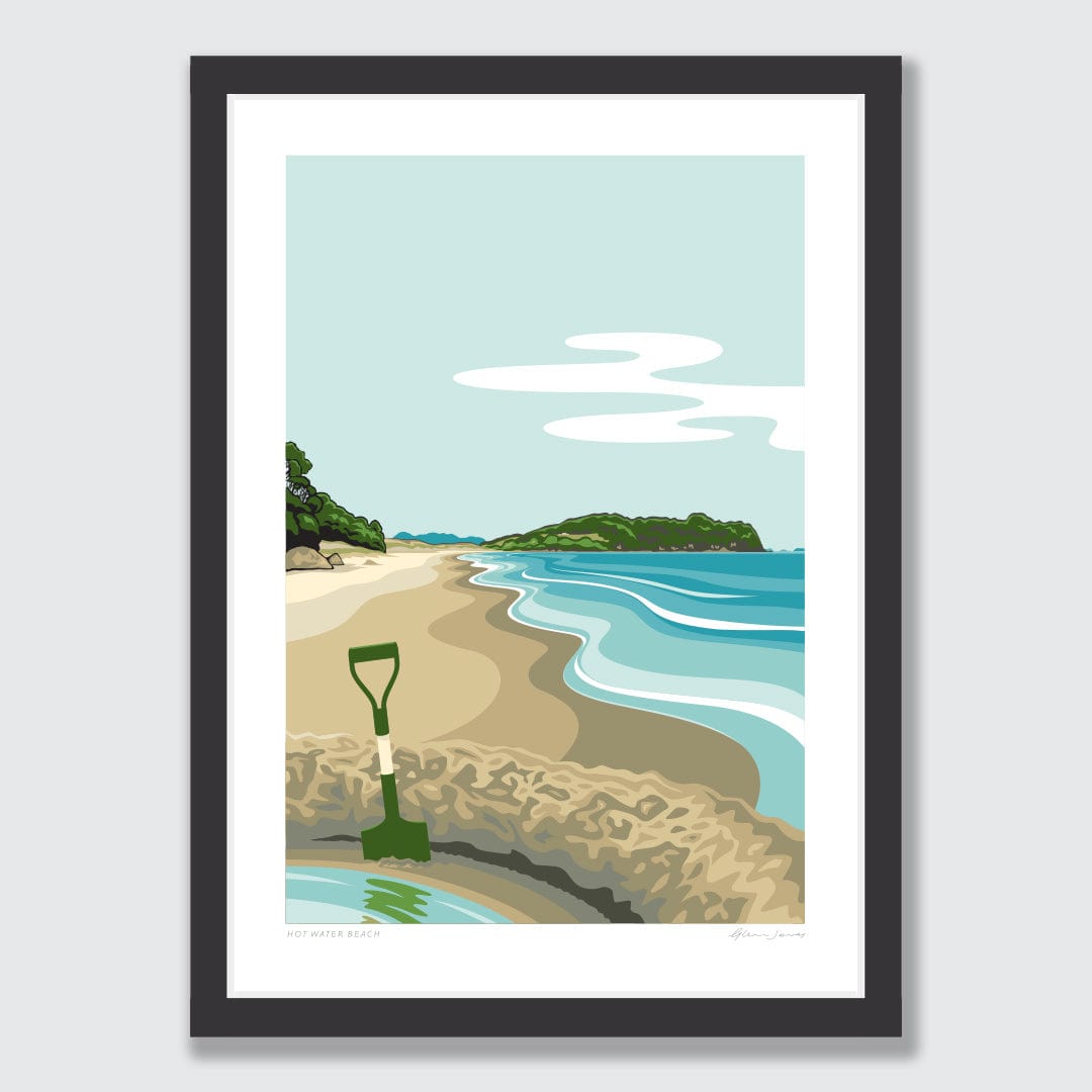 Hot Water Beach Art Print by Glenn Jones