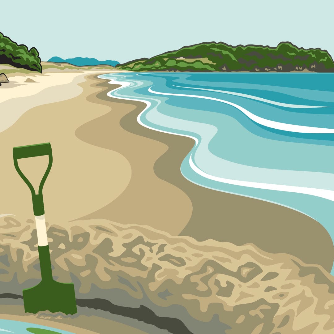 Hot Water Beach Art Print by Glenn Jones