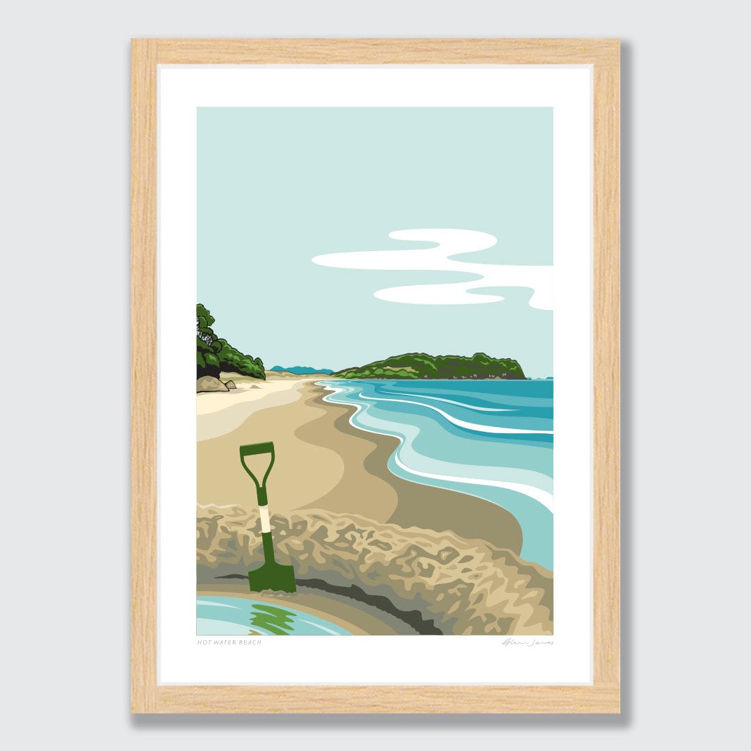 Hot Water Beach Art Print by Glenn Jones