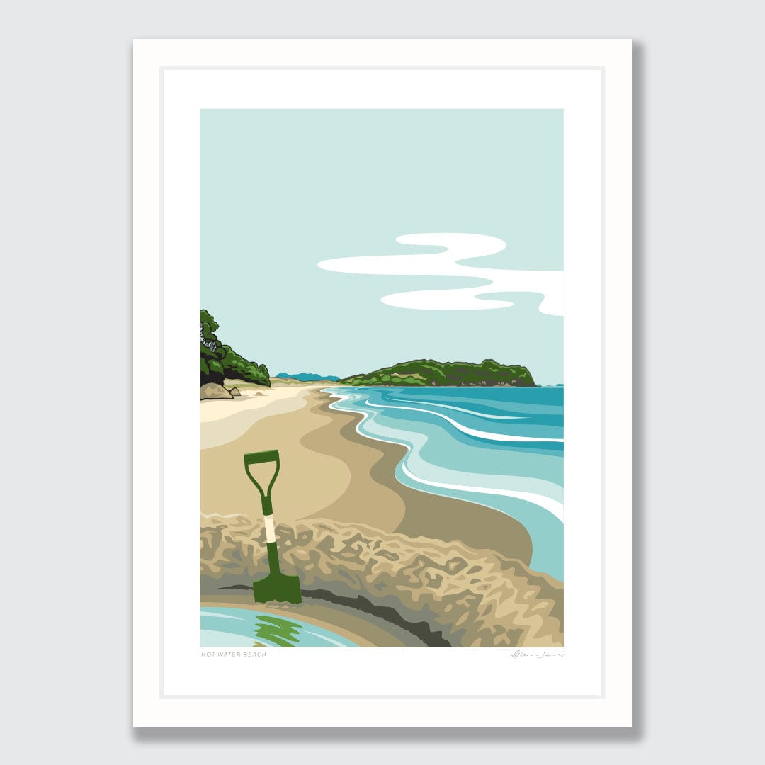 Hot Water Beach Art Print by Glenn Jones