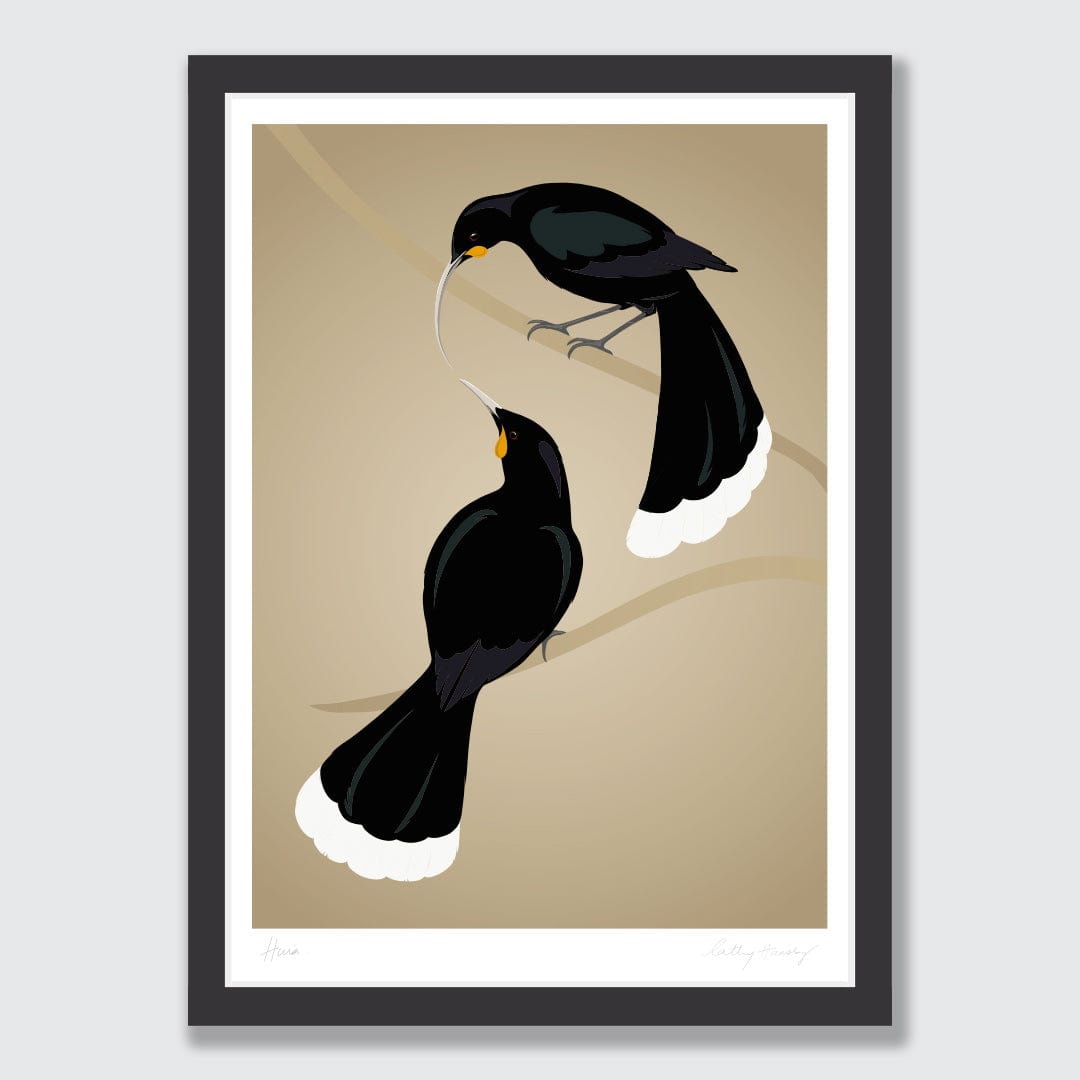 Huia Art Print by Cathy Hansby
