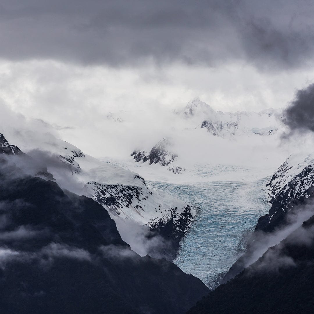 Ice Tongue – Fox Glacier Photographic Print by Mike Mackinven