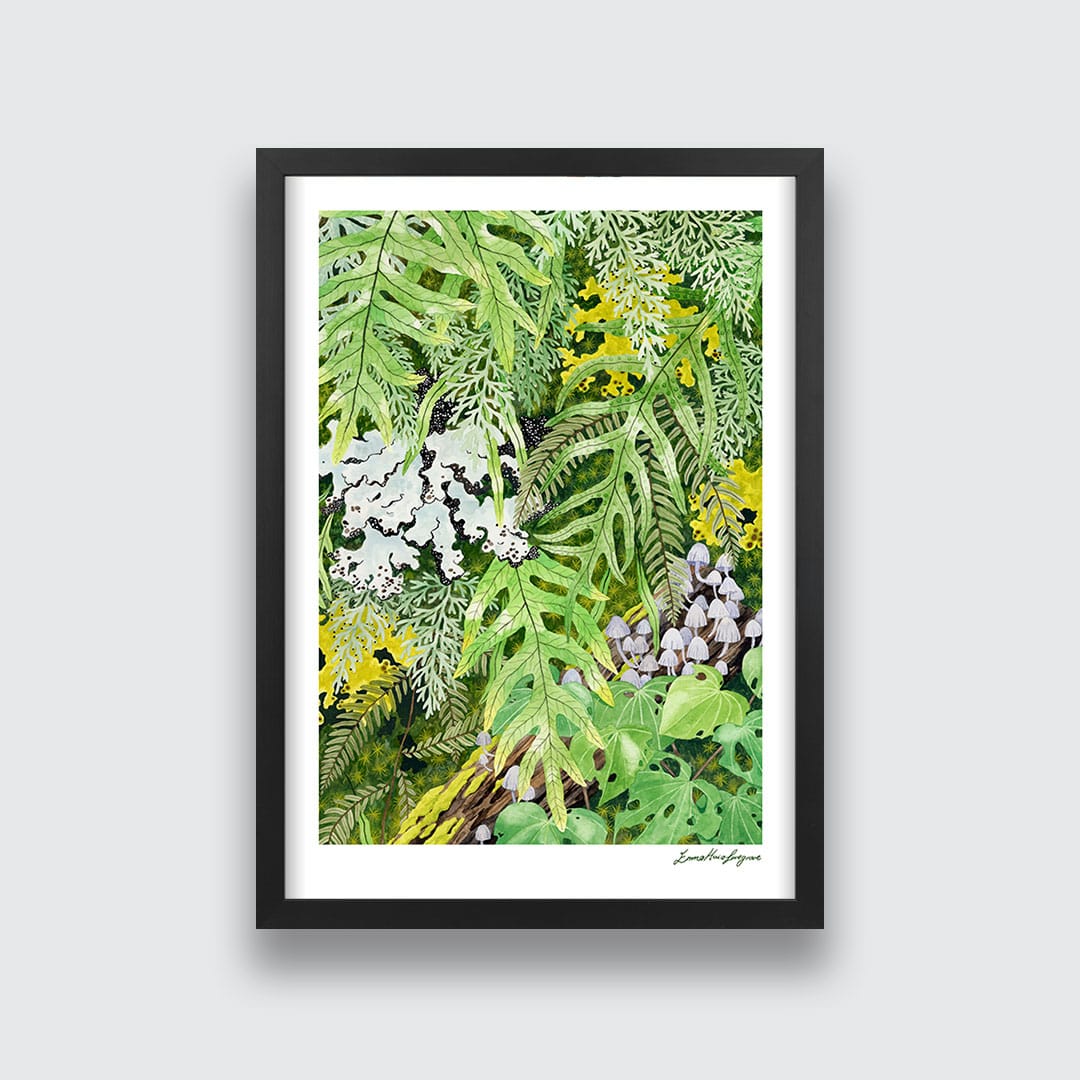 Irirangi Art Print by Emma Huia Lovegrove
