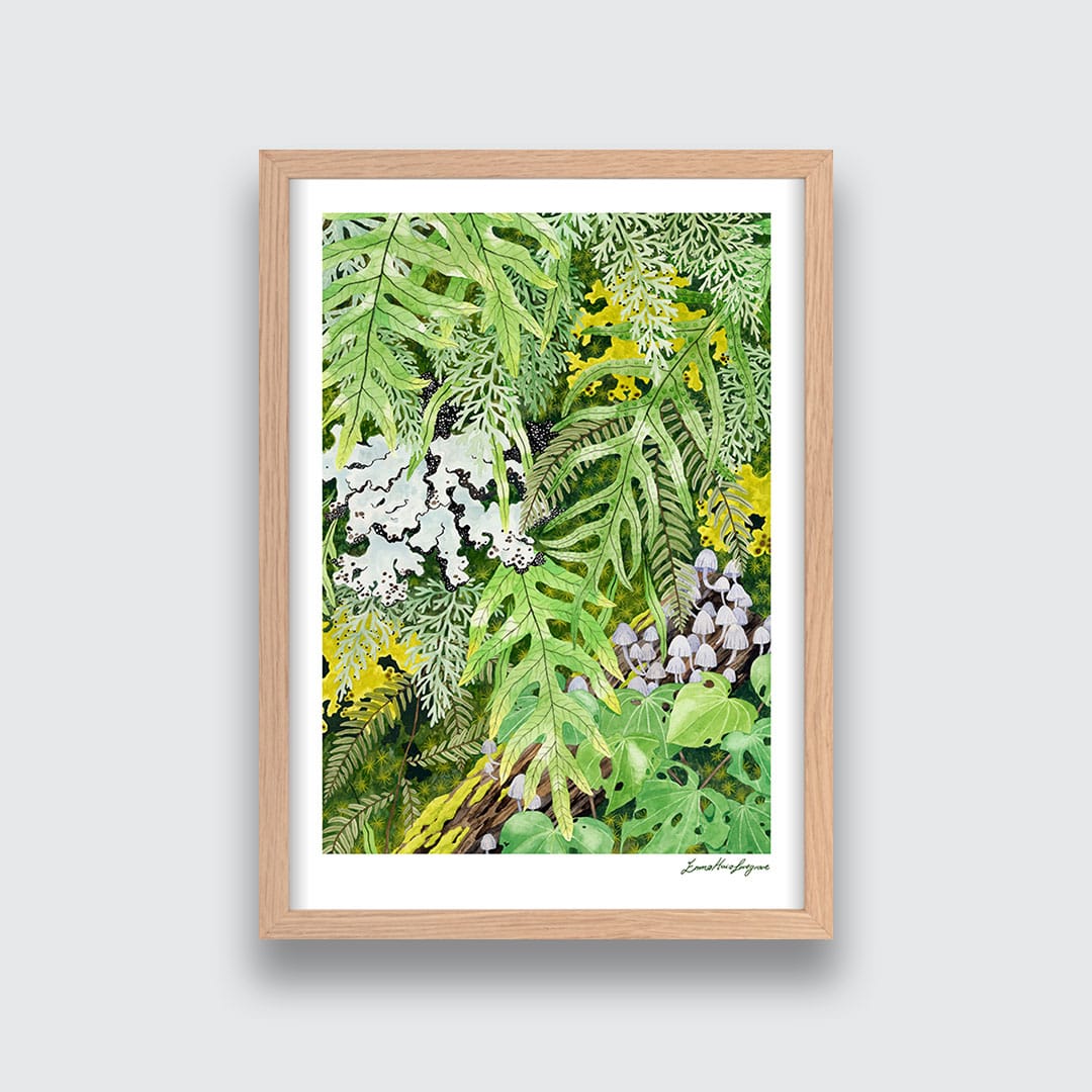 Irirangi Art Print by Emma Huia Lovegrove