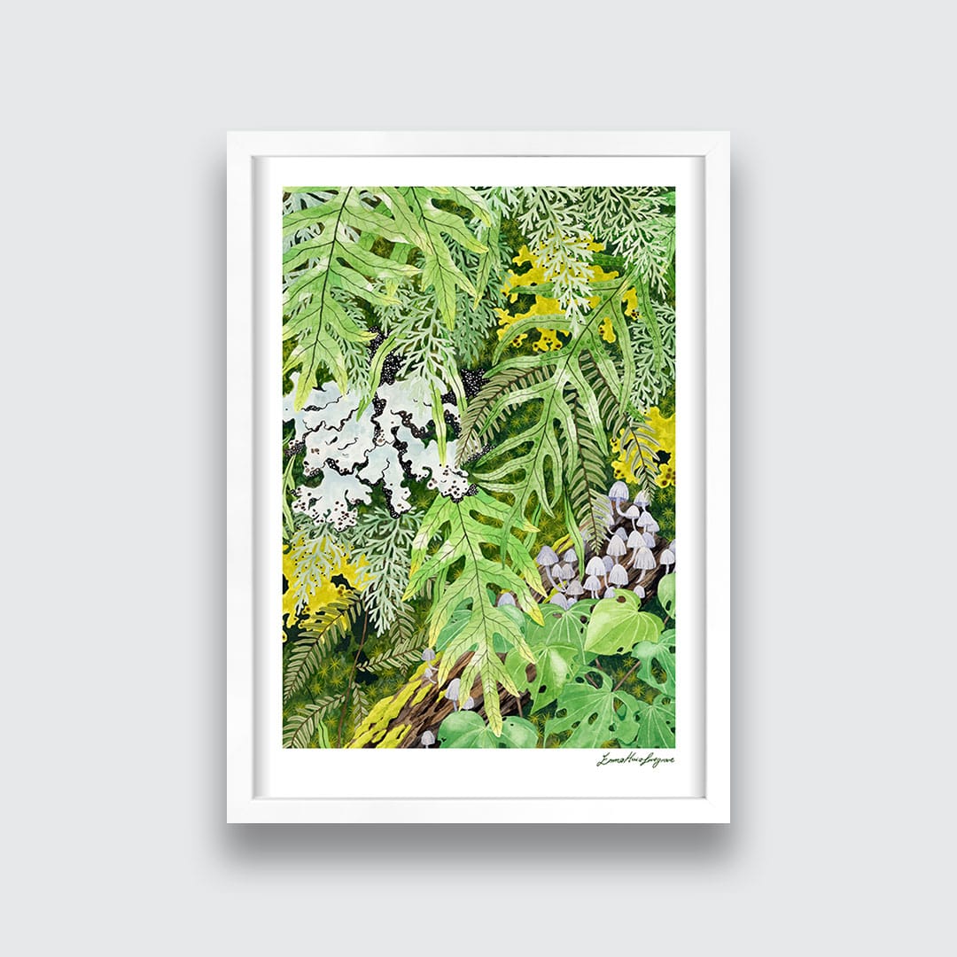 Irirangi Art Print by Emma Huia Lovegrove