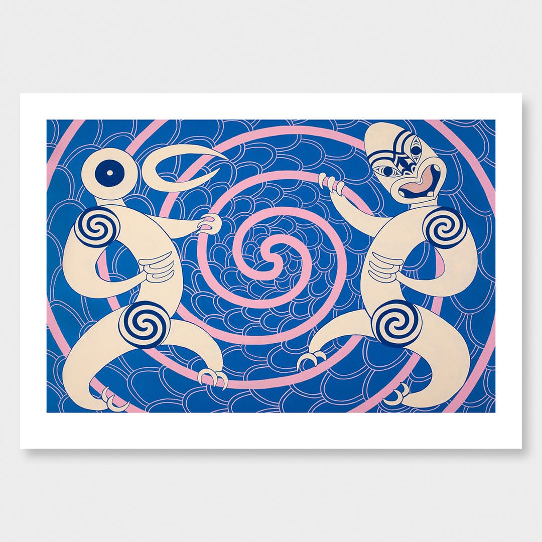 Kahukura me te Kupenga Limited Edition Art Print by Kapowai (Madison Redman)