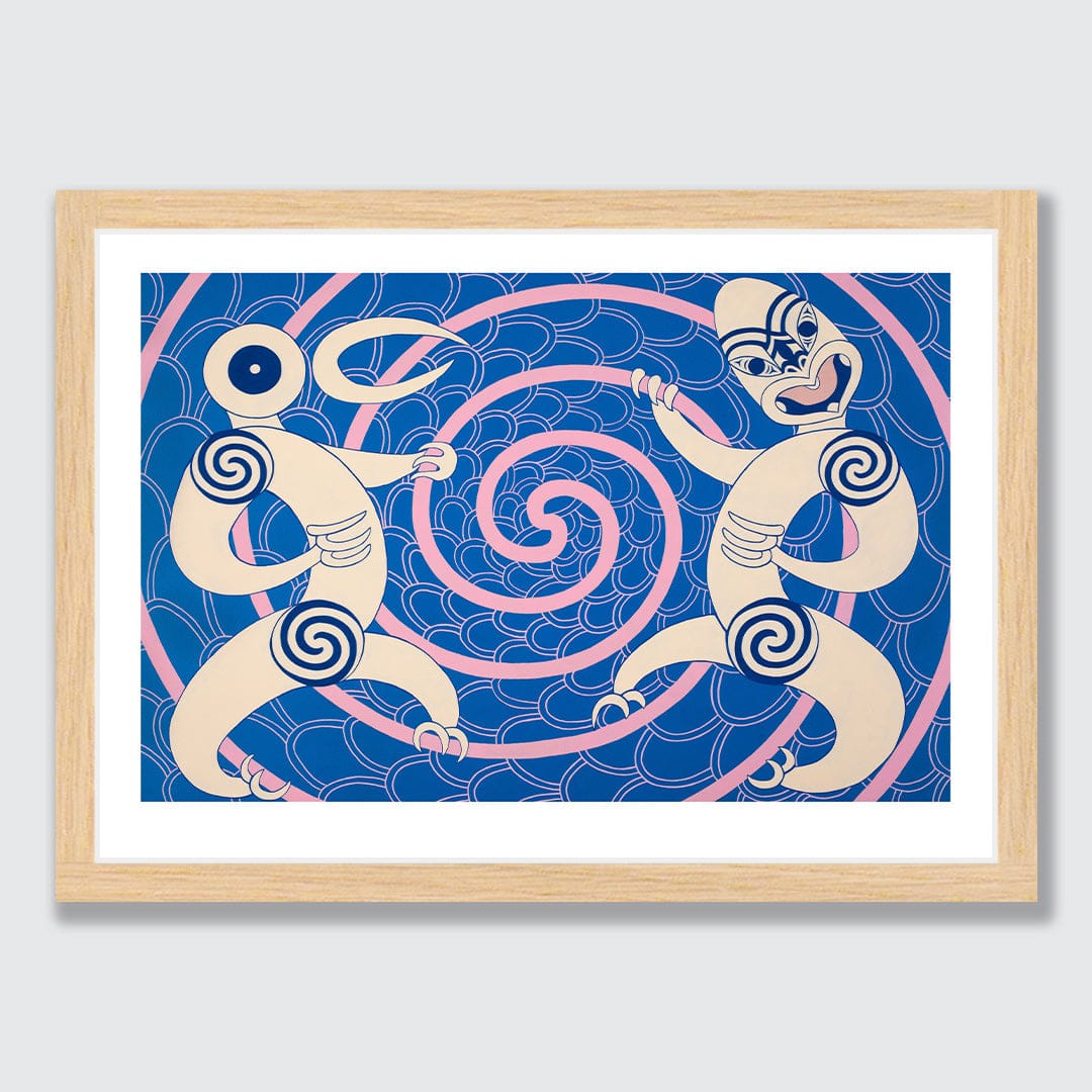 Kahukura me te Kupenga Limited Edition Art Print by Kapowai (Madison Redman)