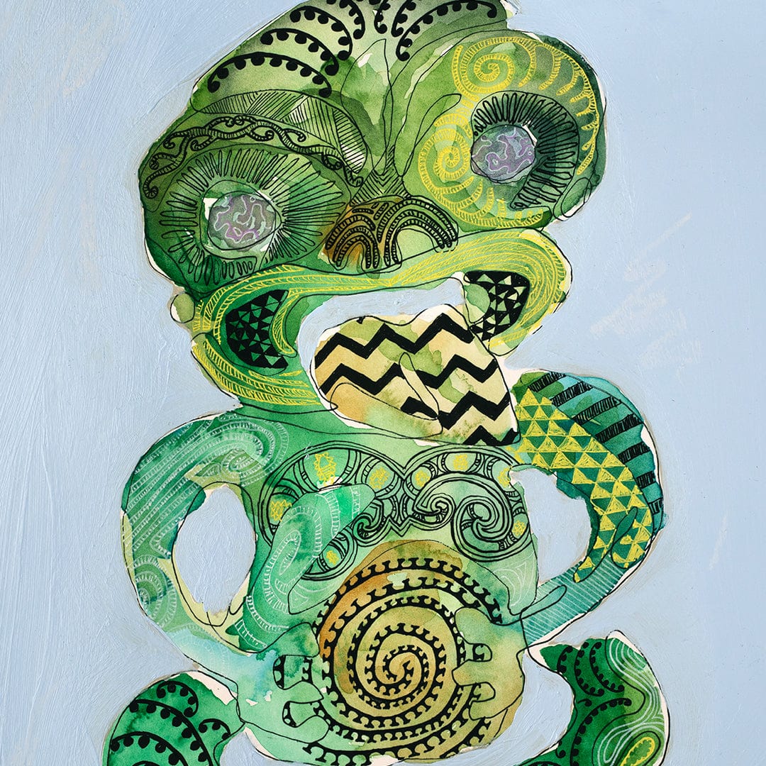 Kainga I te Moana Art Print by Makus Art