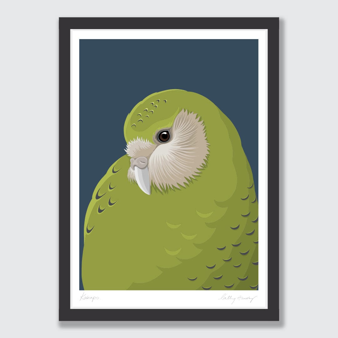 Kakapo Art Print by Cathy Hansby