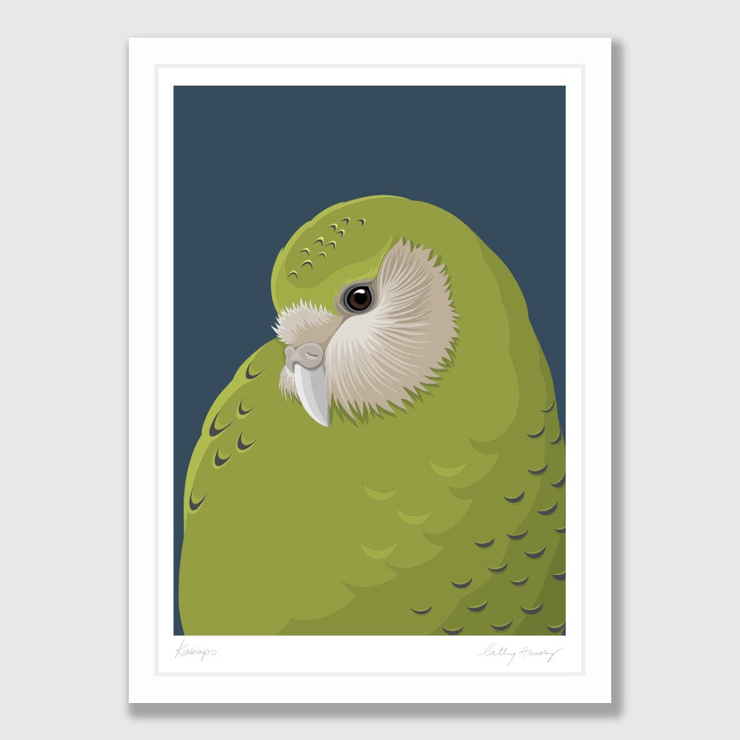 Kakapo Art Print by Cathy Hansby