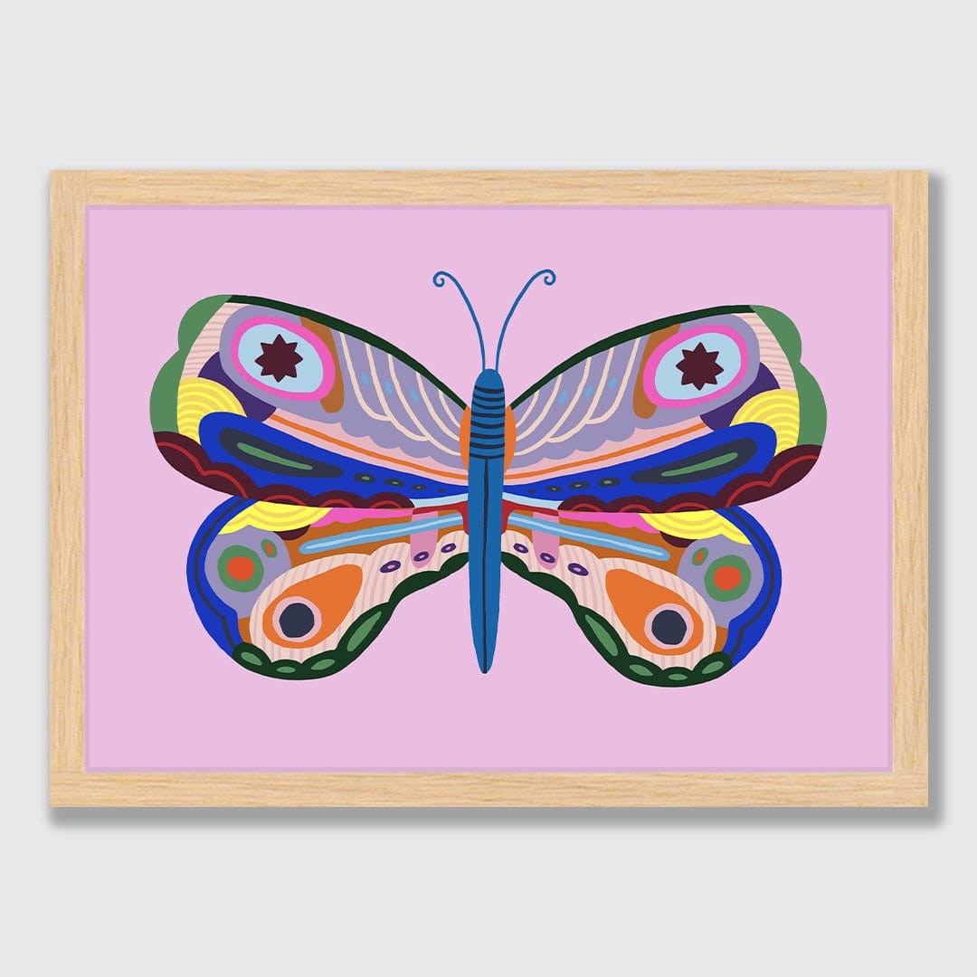 Kaleidoscope Butterfly 4 Art Print by Crissie Rodda