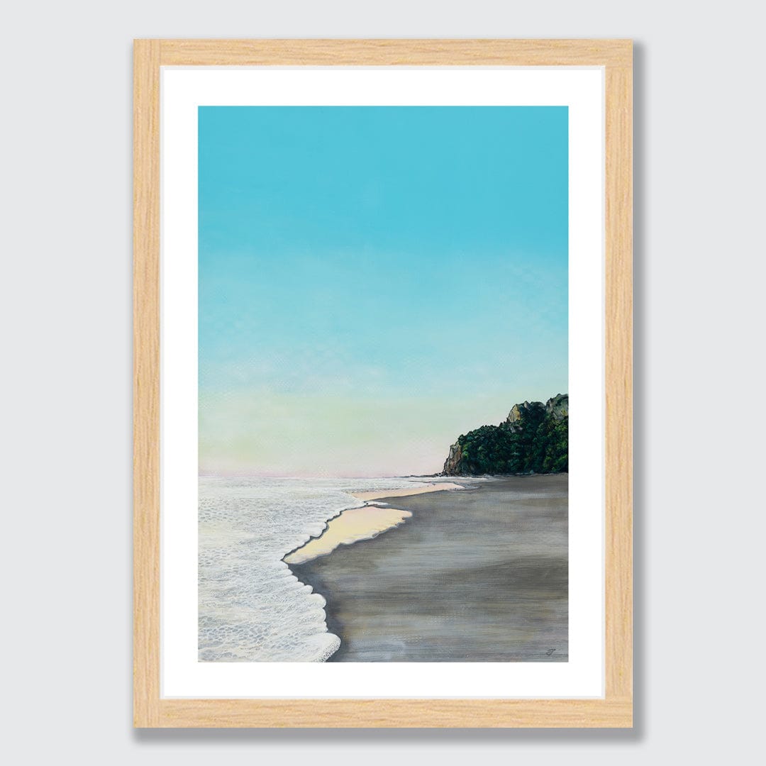 Karekare Sunset Art Print by Jamie Larnach