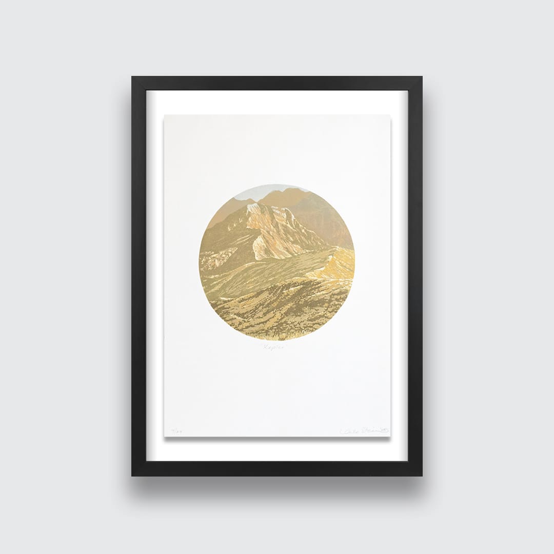 Keepler - Linocut Reduction Print