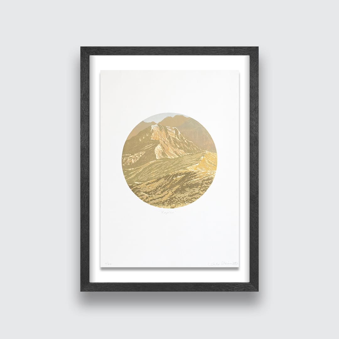 Keepler - Linocut Reduction Print