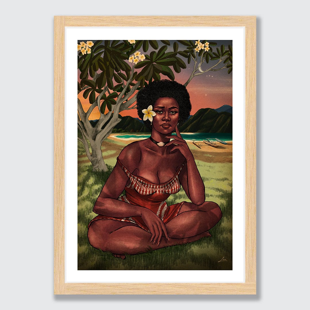 Kelera Art Print by Luca Tu'avao Walton