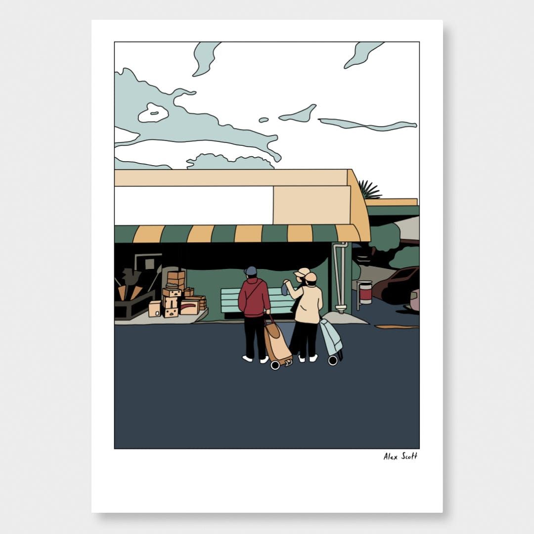 Kings Foodmart Avondale Art Print by Alex Scott