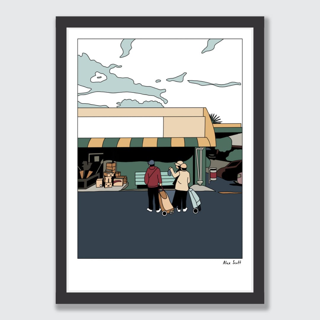 Kings Foodmart Avondale Art Print by Alex Scott