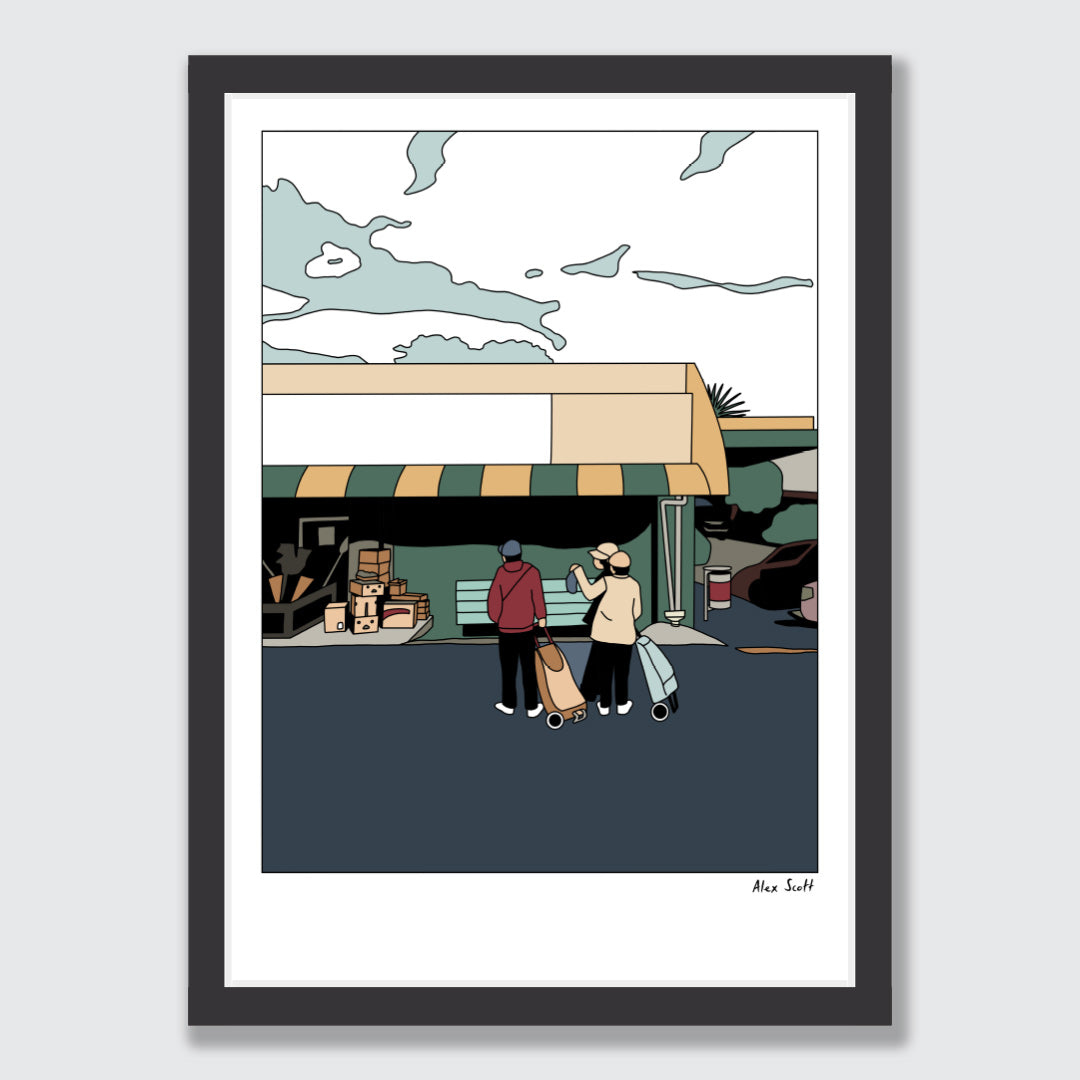 Kings Foodmart Avondale Art Print by Alex Scott