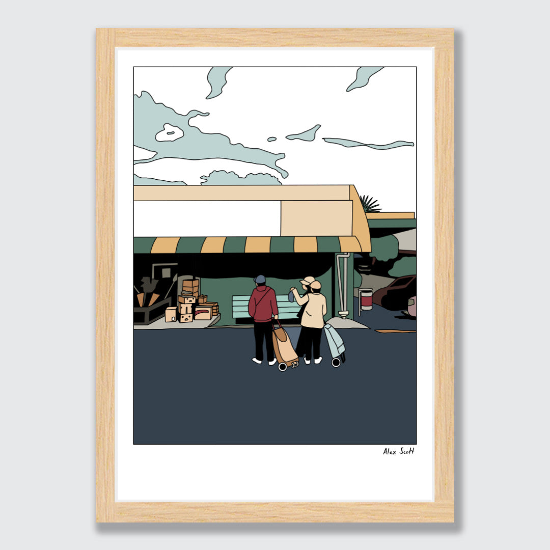 Kings Foodmart Avondale Art Print by Alex Scott