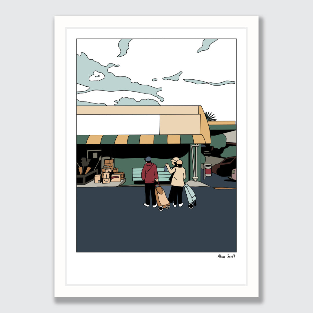 Kings Foodmart Avondale Art Print by Alex Scott