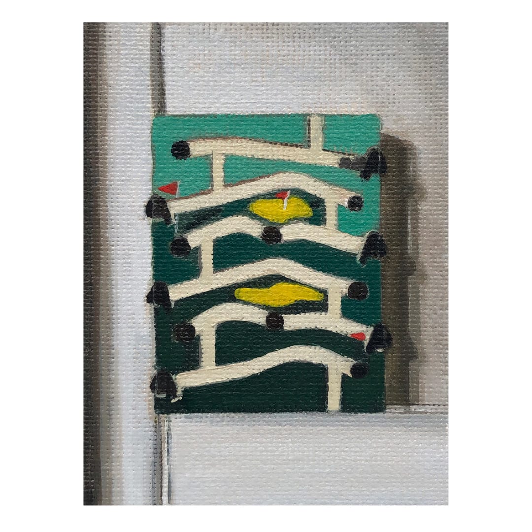 Kiwi Amusement Coin Game Original Painting by Alex Scott