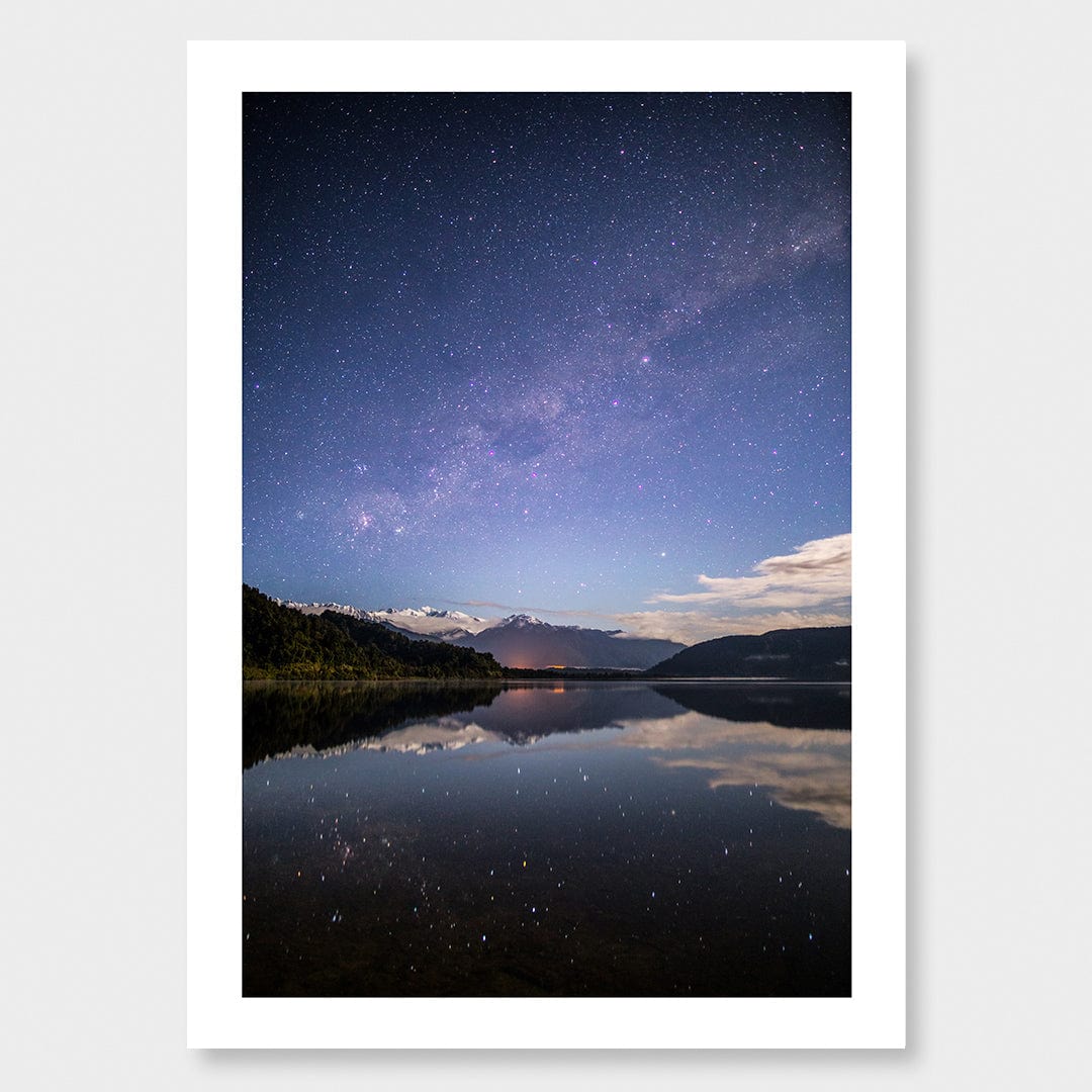 Lake Mapourika Photographic Print by Mike Mackinven