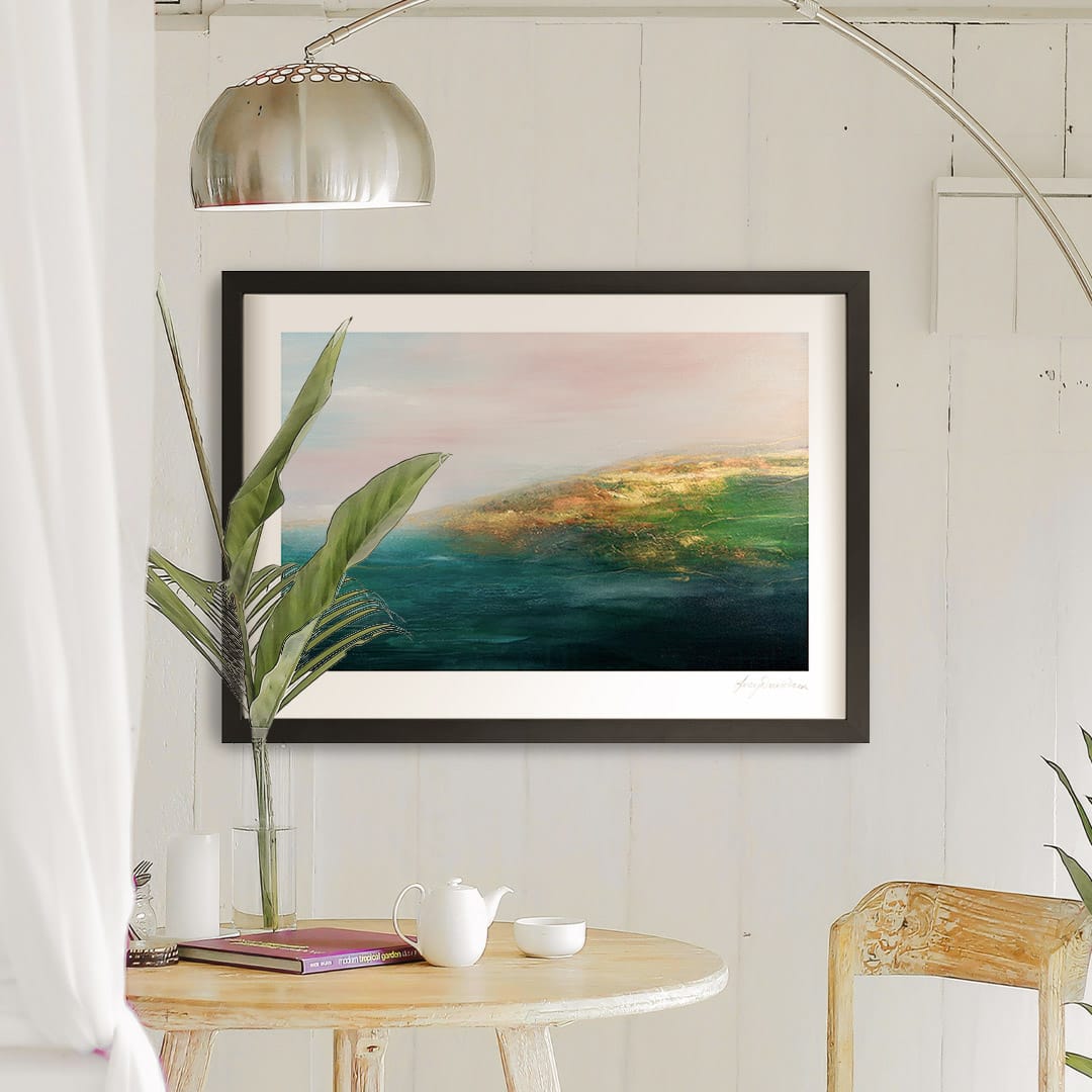 Lakeside Art Print by Lucy Davidson