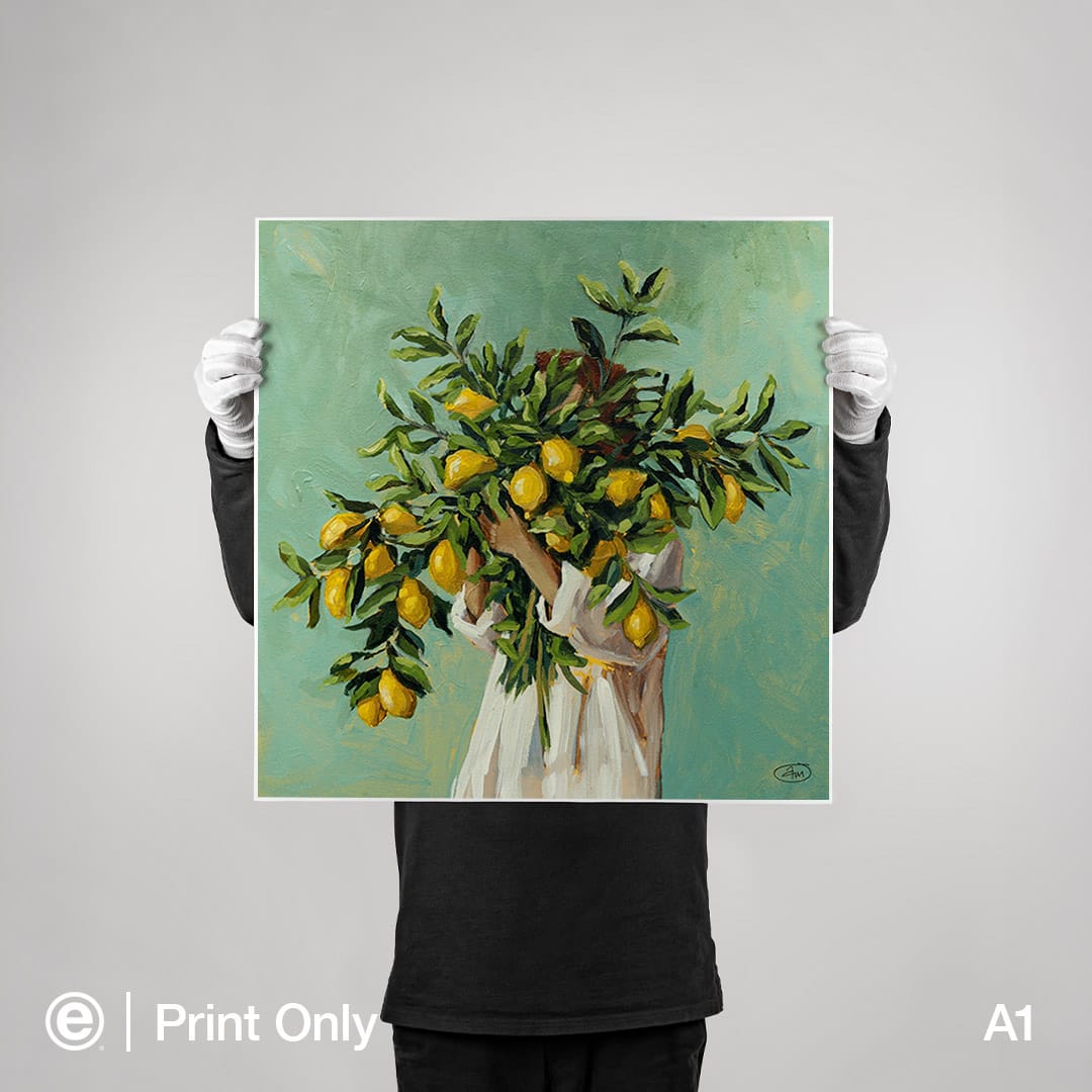 Lemon Art Print by Abbey Merson