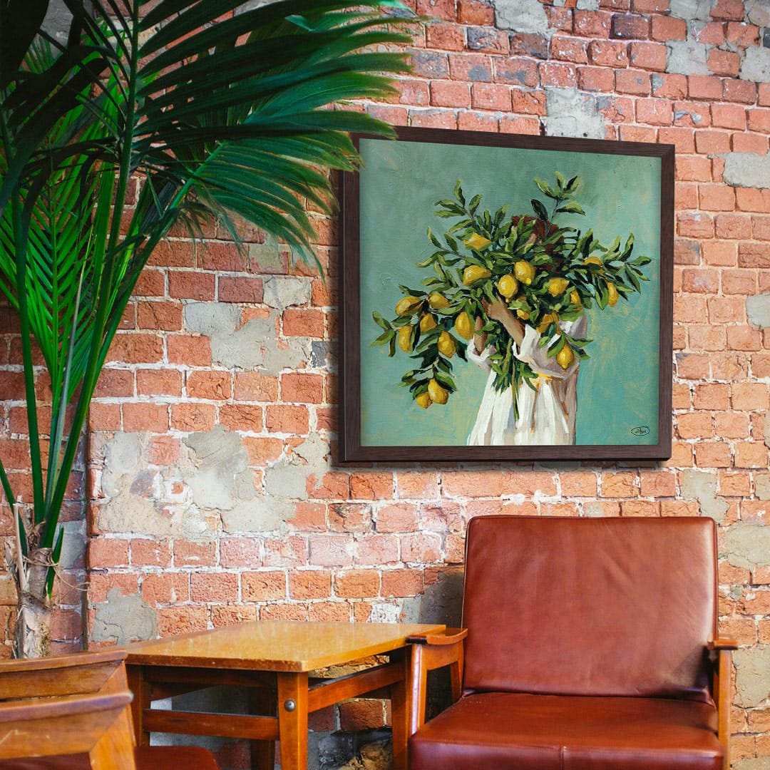 Lemon Art Print by Abbey Merson